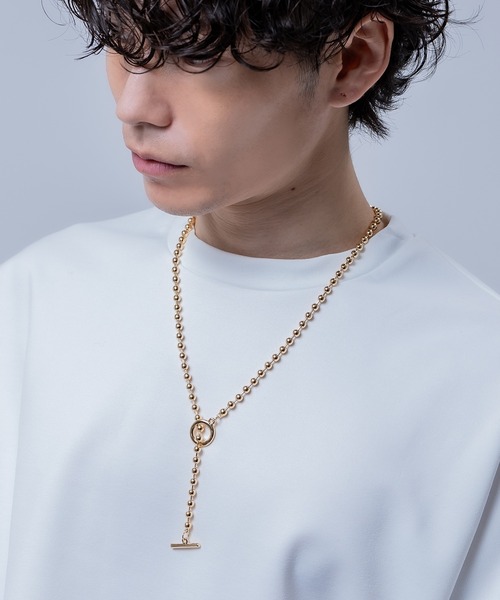 NULL ネックレス 「nl」60cm ゴールド ネックレス メンズ レディース