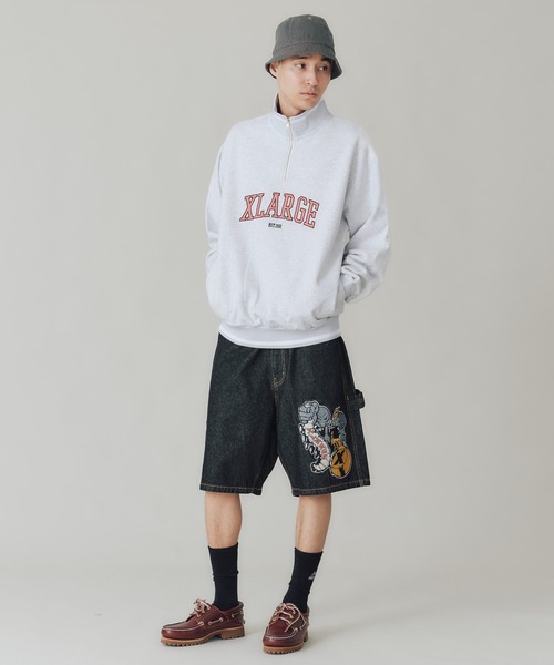 XLARGE（エクストラ ラージ） デニムハーフパンツ 32inch ライト