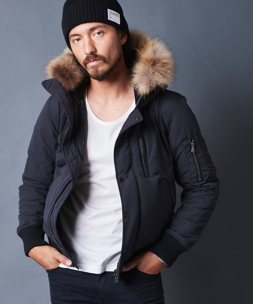 「Magine」 ミリタリージャケット 44 オリーブ メンズ_画像3