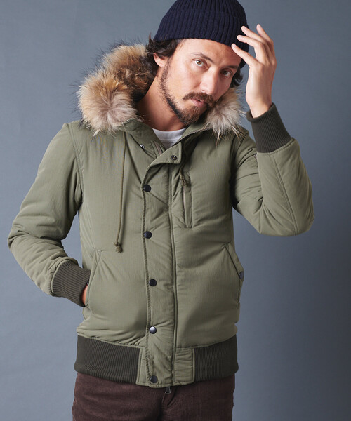 「Magine」 ミリタリージャケット 44 オリーブ メンズ_画像6