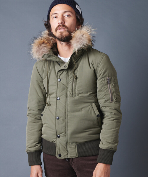 「Magine」 ミリタリージャケット 44 オリーブ メンズ_画像8