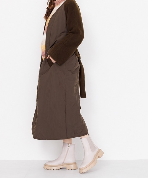 「HIMIKO」 ショートブーツ 23.5cm アイボリー レディース_画像5