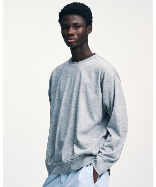 SOPHNET.（ソフネット） tシャツ WASHABLE WOOL L/S TOP メンズ