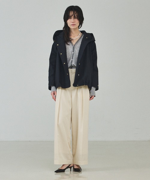 qualite - qualite 圧縮ニットカーディガン qualite（カリテ） カーディガン シアーミックスカーディガン/春服