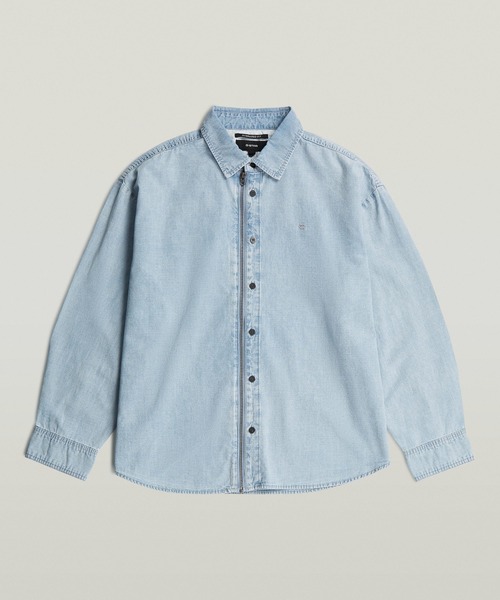 G-STAR RAW シャツ Hybrid Zip Oversized Shirt/ハイブリッドジップ