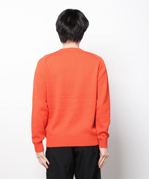 「SOVEREIGN」 長袖ニット S ライム メンズ_画像3