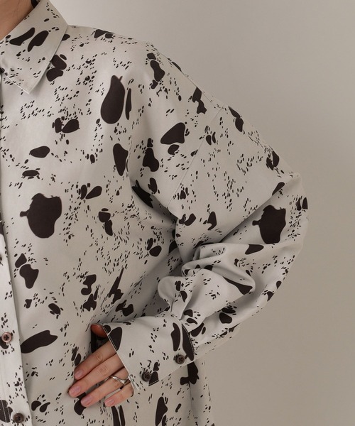 RAGEBLUE（レイジブルー） ブラウス シャツ アニマル柄シャツ