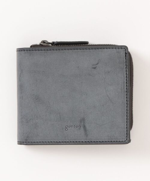 genten（ゲンテン） 二つ折り財布 財布 プレッソ 二つ折り財布 メンズ