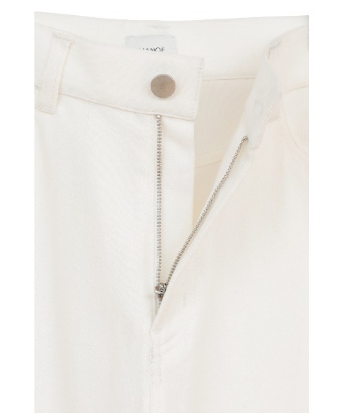 ジーンズ デニム デニムパンツ COTTON LACE DOCKING PANTS レディースの画像