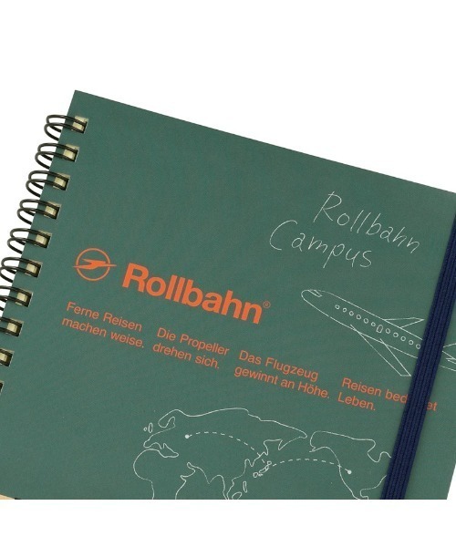 Rollbahn 手帳 Campus×Rollbahn ロルバーン ポケット付メモ L