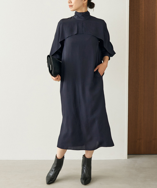 VERMEIL par iena（ヴェルメイユパーイエナ） 長袖ワンピース 38