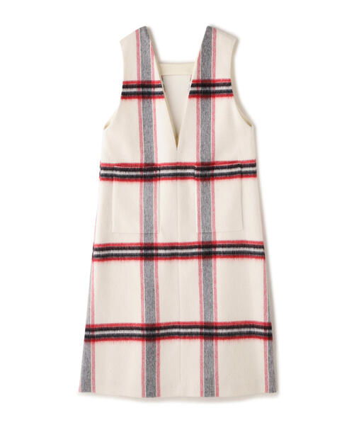 ADORE（アドーア） ジャンパースカート アルパカシャギーチェック