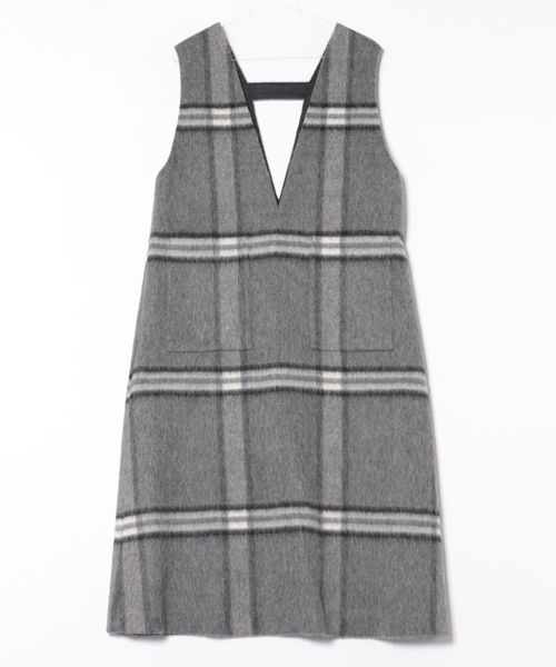 ADORE（アドーア） ジャンパースカート アルパカシャギーチェック