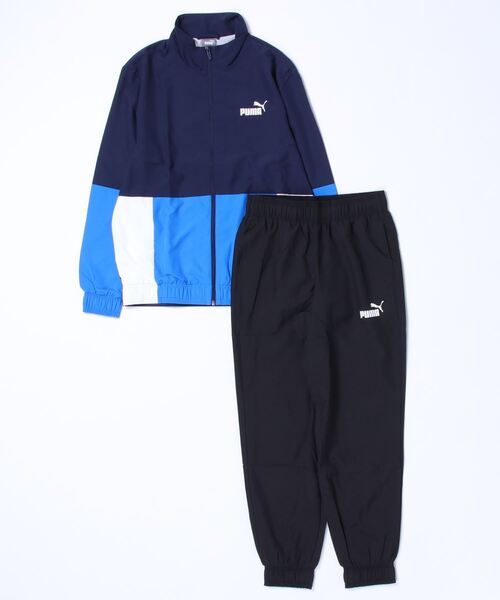 PUMA（プーマ） セットアップジャージ M ネイビー メンズ : ZOZOTOWN
