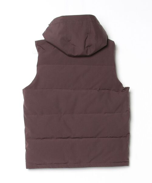 Danton（ダントン） 刺繍ダウンベスト 38 ブラウン メンズ : ZOZOTOWN