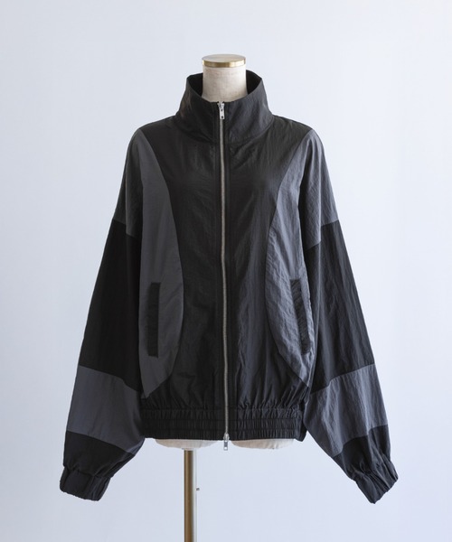 EN NEUME ブルゾン アウター Washed Taffeta Bicolor Oversize Blouson 