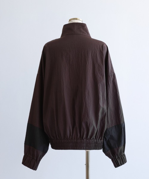 EN NEUME ブルゾン アウター Washed Taffeta Bicolor Oversize Blouson