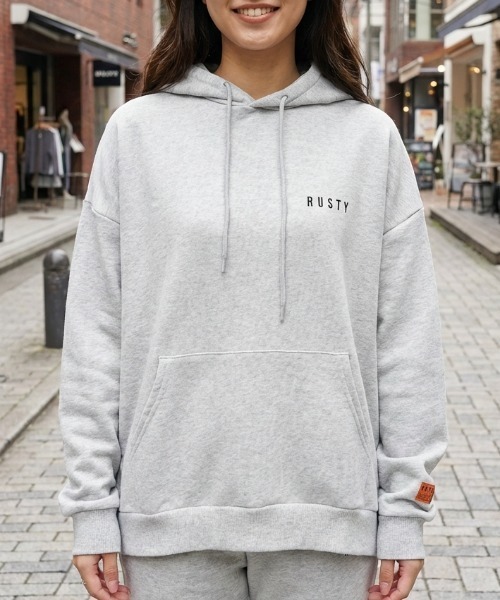 RUSTY（ラスティ） パーカー 「RUSTY/ラスティー」レディースロゴ