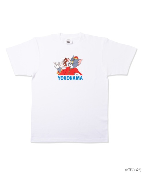 tシャツ 「公式」トムとジェリー ご当地横浜Tシャツ レディース