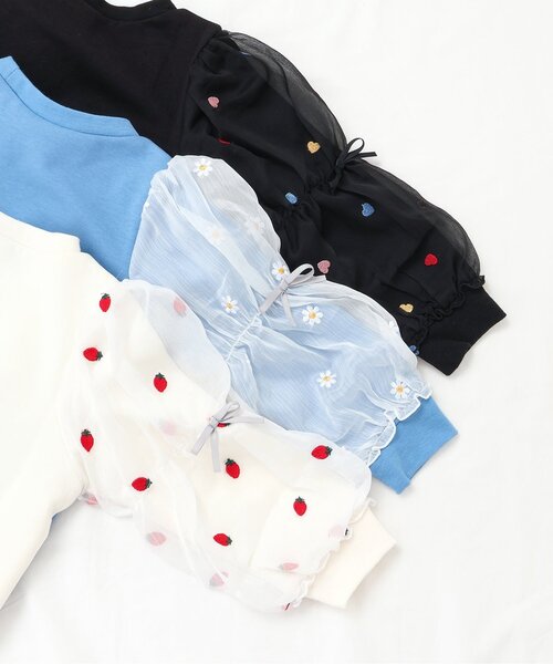 「apres les cours」 「KIDS」長袖ワンピース 110 アイボリー キッズ_画像9