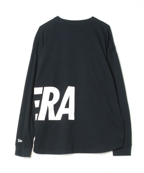 「NEW ERA」 長袖Tシャツ X-LARGE ブラック メンズ_画像2