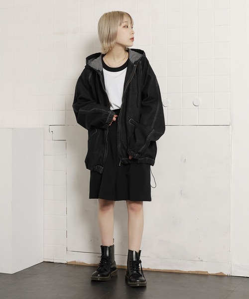 「ROOPTOKYO」 「HALHAM」デニムジャケット X-LARGE ブラック メンズ_画像3