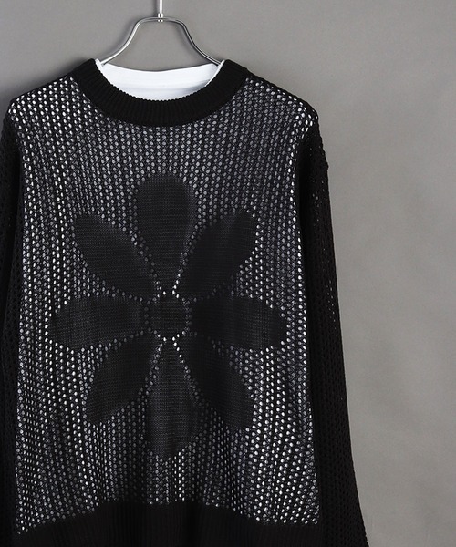 「WESTSEA」 長袖ニット M サックスブルー メンズ_画像3