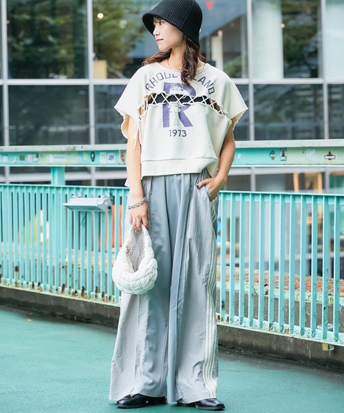 「etsinta」 スウェットカットソー ONE SIZE ゴールド レディース_画像9