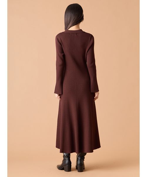 「LILY BROWN」 ニットワンピース F ブラック レディースの画像
