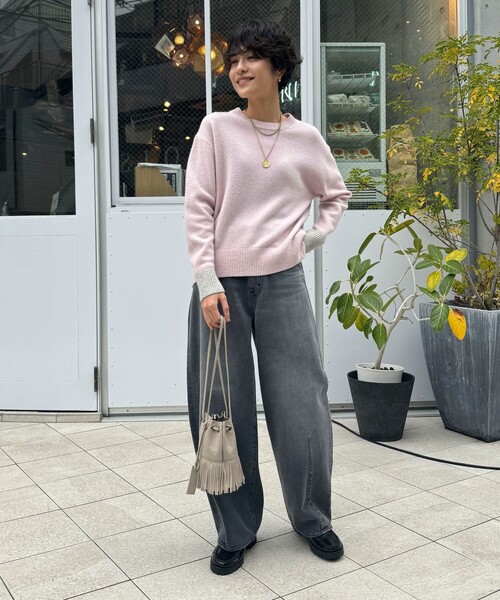 「Rie Miller」 デニムパンツ X-SMALL ブルー レディース_画像2