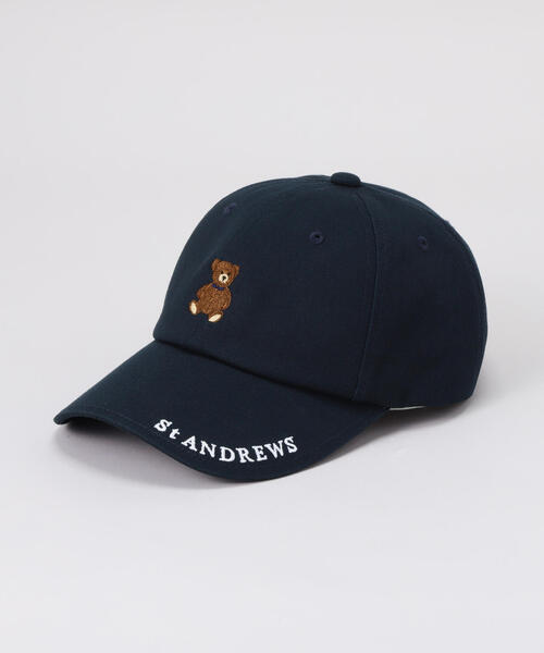 St ANDREWS キャップ 帽子 レディース 「St ANDREWS」テディベア