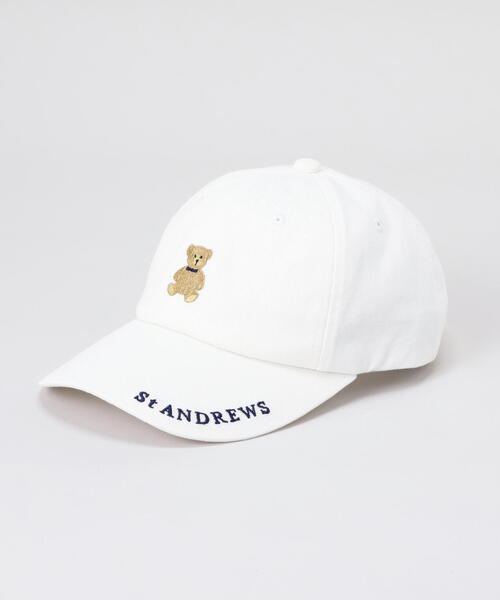 St ANDREWS キャップ 帽子 レディース 「St ANDREWS」テディベア