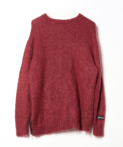 「Undercoverism」 長袖ニット 2 ボルドー メンズの画像