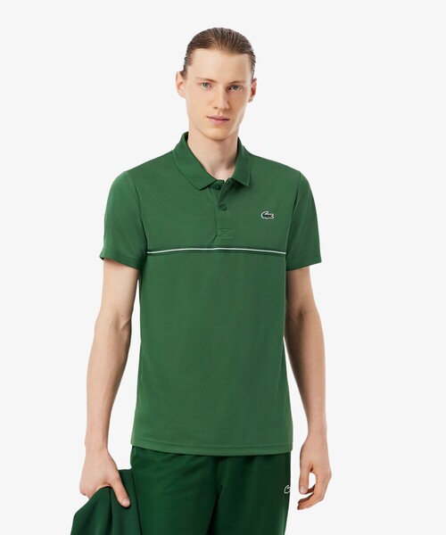 LACOSTE メンズポロシャツ（色：グリーン系）｜トップス｜ファッション