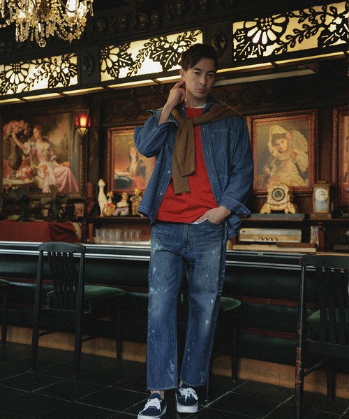 「WILD LIFE TAILOR Adam et Rope'」 デニムパンツ M ブルー系その他 メンズ_画像4