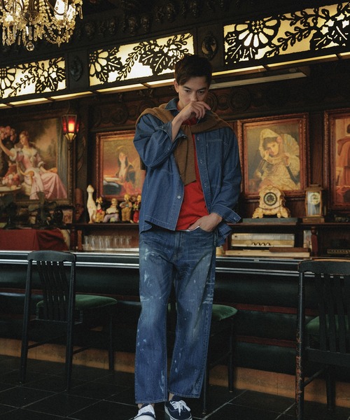 「WILD LIFE TAILOR Adam et Rope'」 デニムパンツ M ブルー系その他 メンズ_画像5