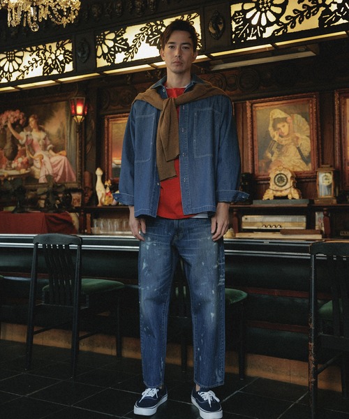 「WILD LIFE TAILOR Adam et Rope'」 デニムパンツ M ブルー系その他 メンズ_画像6