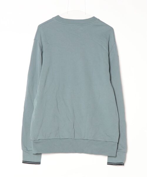 「FRED PERRY」 スウェットカットソー X-LARGE ブルー レディースの画像