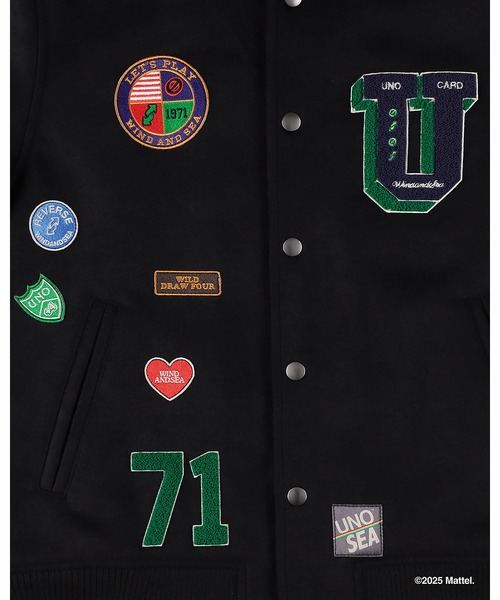 スタジャン UNO x WDS MELTON JACKET メンズ レディースの画像