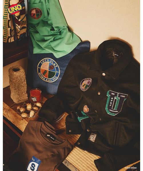 スタジャン UNO x WDS MELTON JACKET メンズ レディースの画像