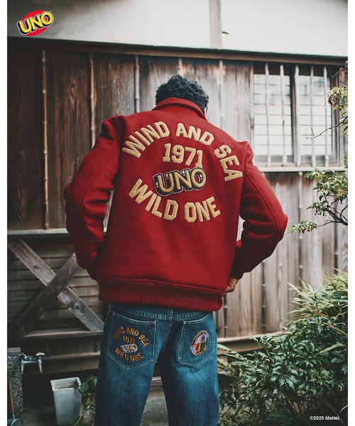 スタジャン UNO x WDS MELTON JACKET メンズ レディースの画像