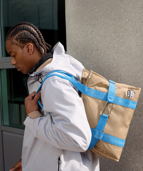 トートバッグ MSGM MD BOAT TOTE MDボートトートカーキ レディースの画像