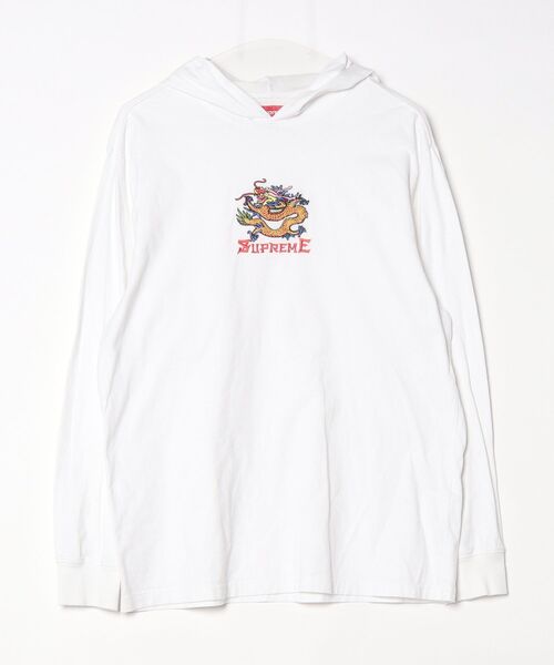 Supreme（シュプリーム） プルオーバーパーカー S ホワイト メンズ