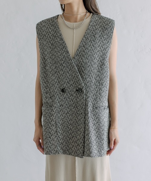 「mystic」 ベスト FREE ブラック系その他2 レディース_画像2