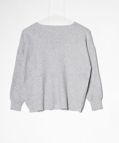 「fifth」 長袖ニット M グレー レディース_画像2
