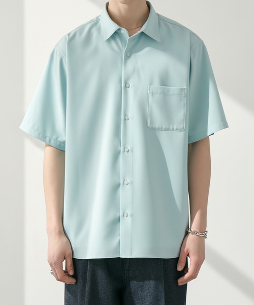 EASENCE シャツ 「EASENCE」ハイツイステッドツイル ドライタッチ