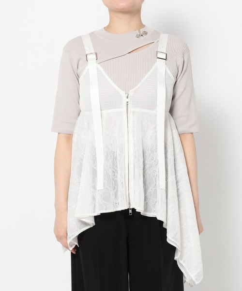 【新品•タグ付】HARE レースドッキングキャミビスチェ ブラック 黒 •完売品 HARE｜レースドッキングキャミビスチェ | Rakuten Fashion(楽天