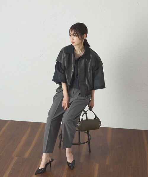 「CAST:」 半袖シャツ S レッド レディース_画像6