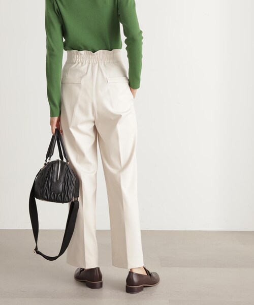 「N.（N. Natural Beauty Basic）」 スラックス MEDIUM ブラウン レディースの画像