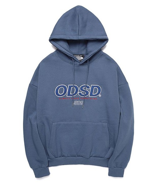「ODD STUDIO」 プルオーバーパーカー M ブルー レディース_画像9